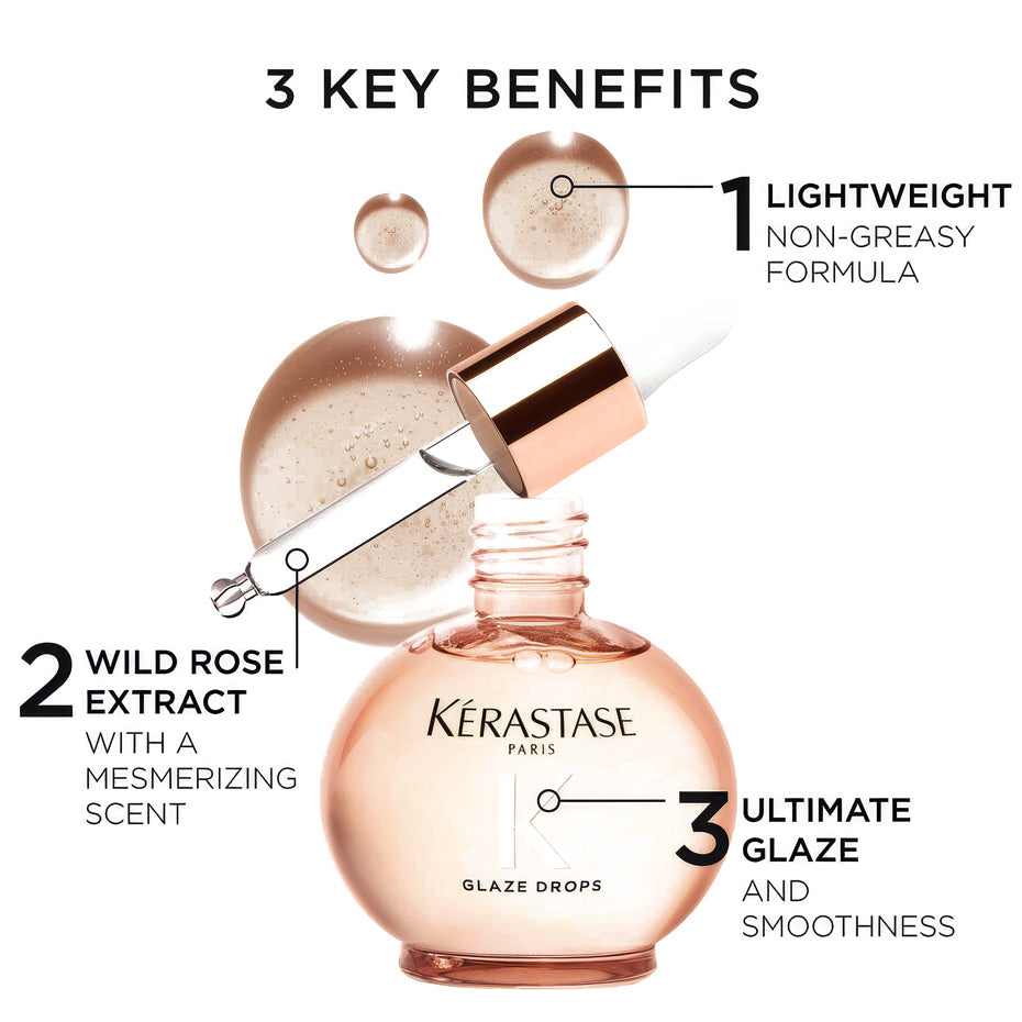 Kérastase Gloss Absolu Glaze Drops Anti-Frizz Hair Oil